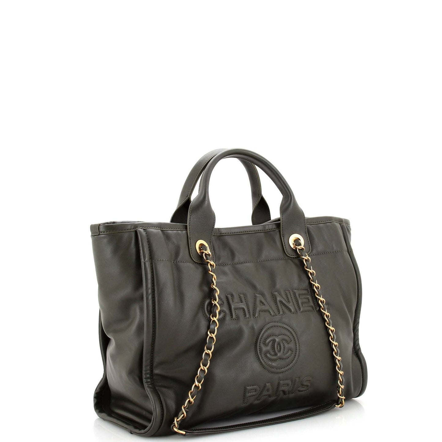 CHANELドーヴィル カーフスキン スモール