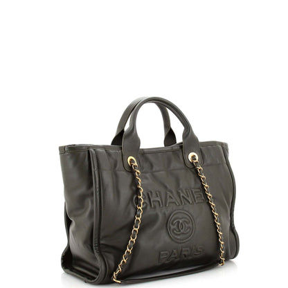 CHANELドーヴィル カーフスキン スモール