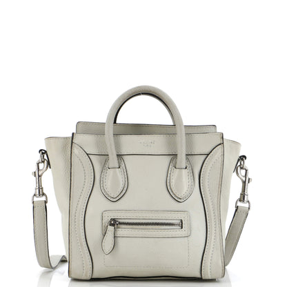 セリーヌ ラゲッジバッグ グレイニーレザー ナノ