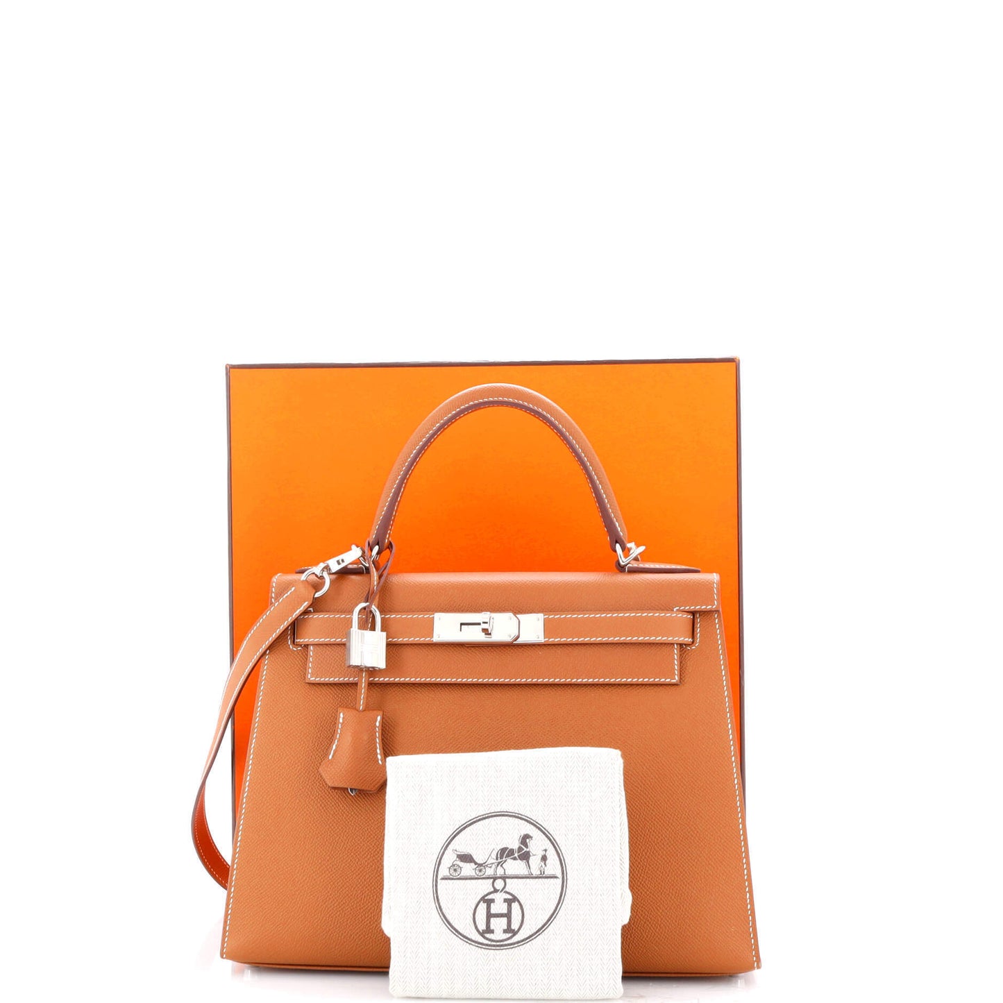 エルメス ケリー ブラウン エプソン 28