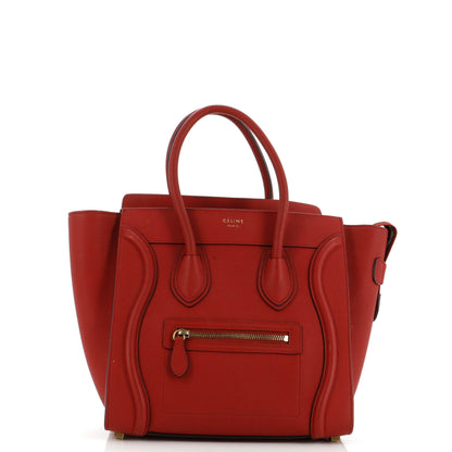 セリーヌ ラゲッジバッグ グレイニーレザー マイクロ