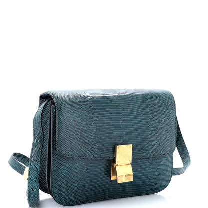 セリーヌ クラシック ボックスバッグ リザード ミディアム