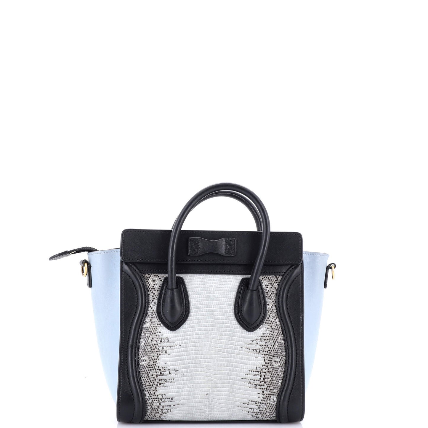 セリーヌ ラゲージバッグ リザード＆レザー ナノ