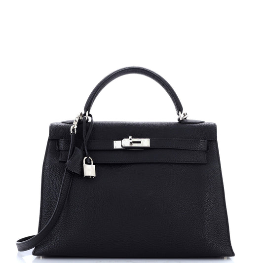 エルメス ケリー ブラック トゴ 32