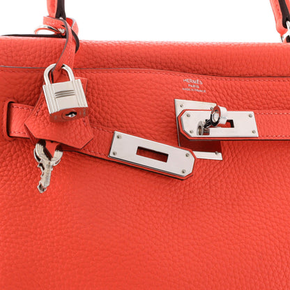 HERMESケリー レッドクレマンス 28