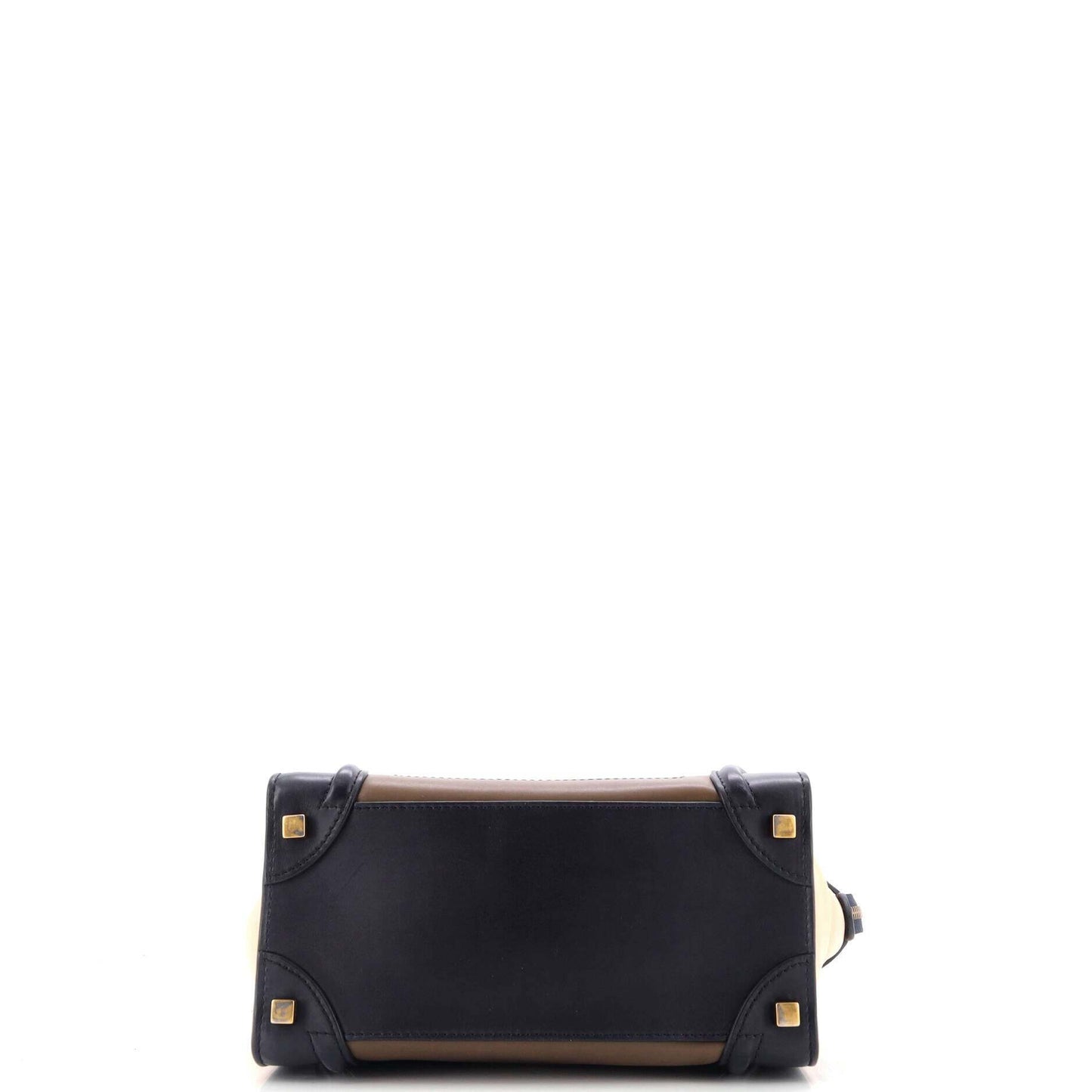 セリーヌ トリコロール ラゲッジバッグ レザー マイクロ