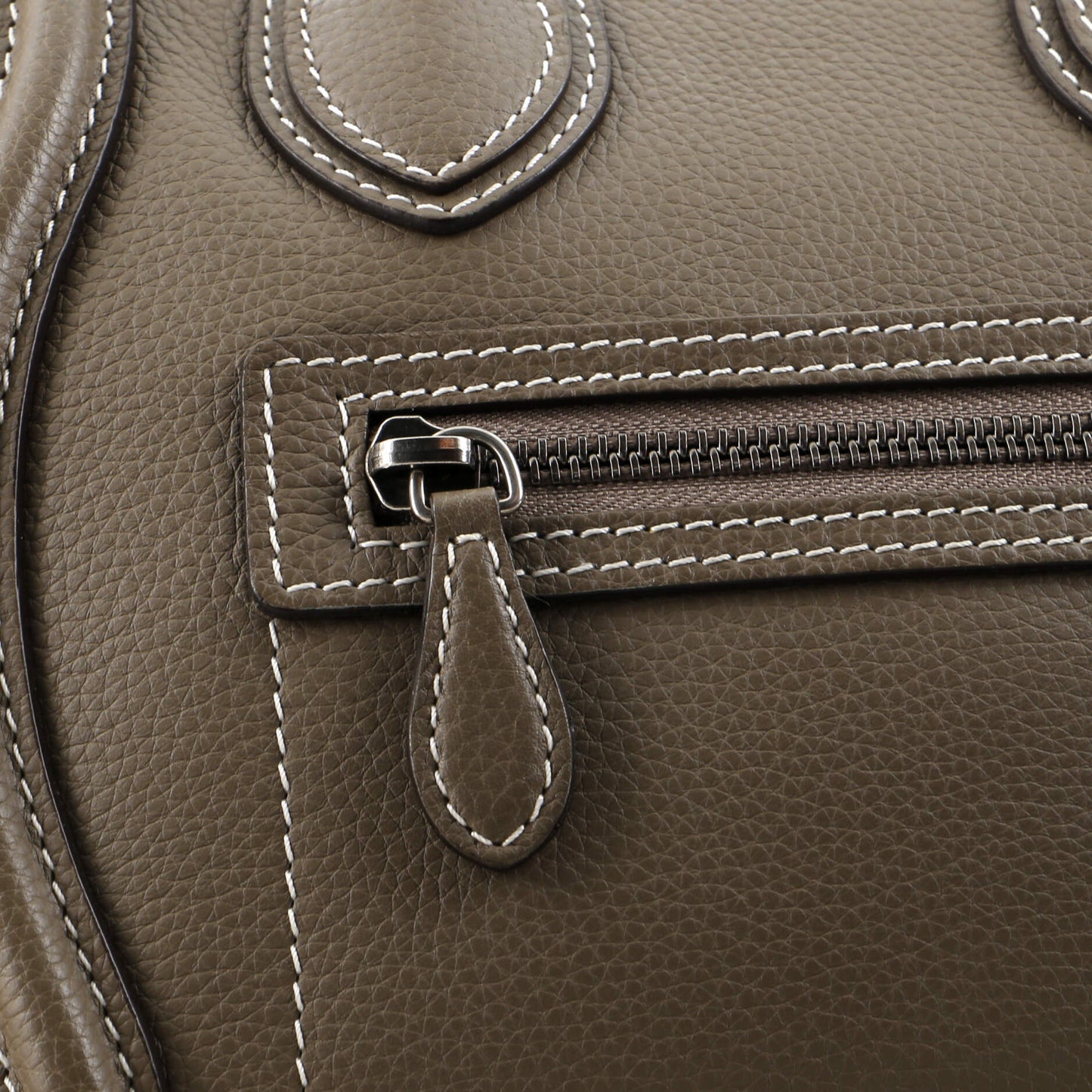 セリーヌ ラゲッジバッグ グレイニーレザー マイクロ