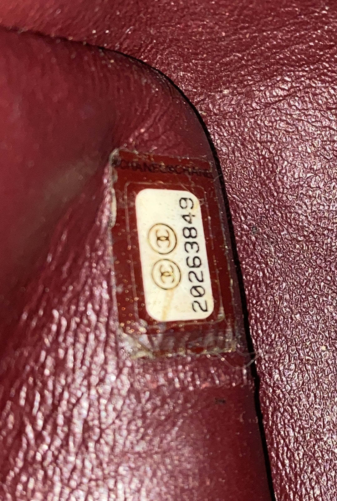 CHANELキャビアスキン ショルダーバッグ