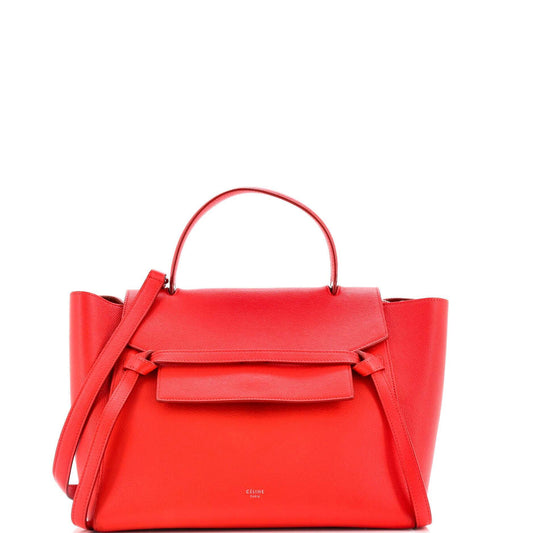 セリーヌ ベルトバッグ テクスチャードレザー ミニ