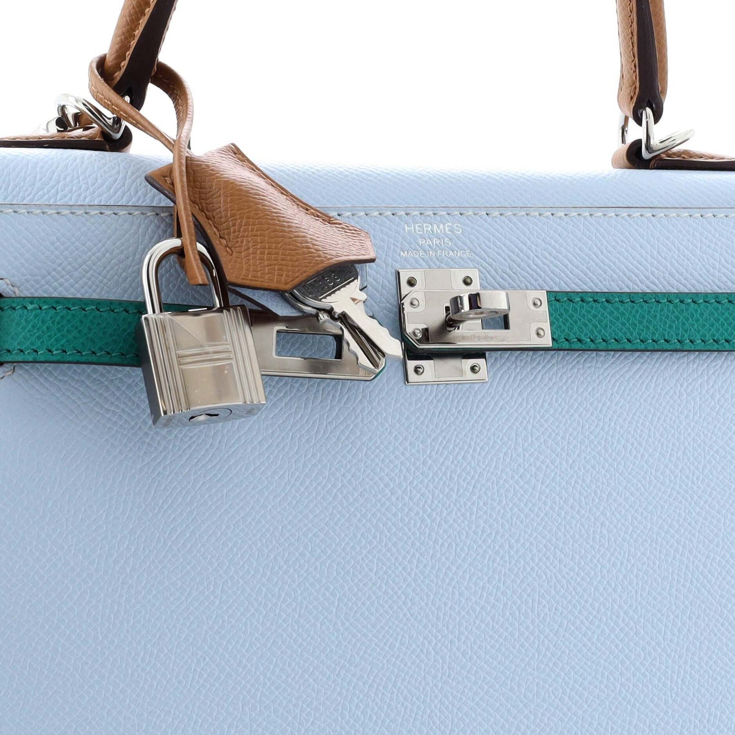 エルメス ケリー トリコロール エプソン 25