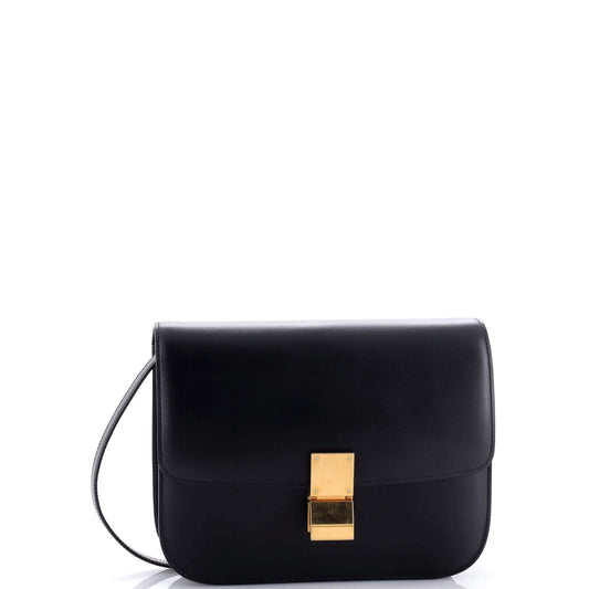 セリーヌ クラシック ボックスバッグ スムースレザー ミディアム