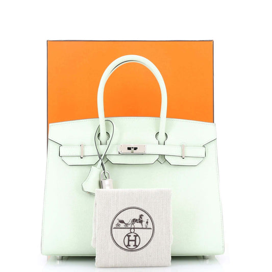 HERMESバーキン セリエ バッグ グリーン エプソン 30