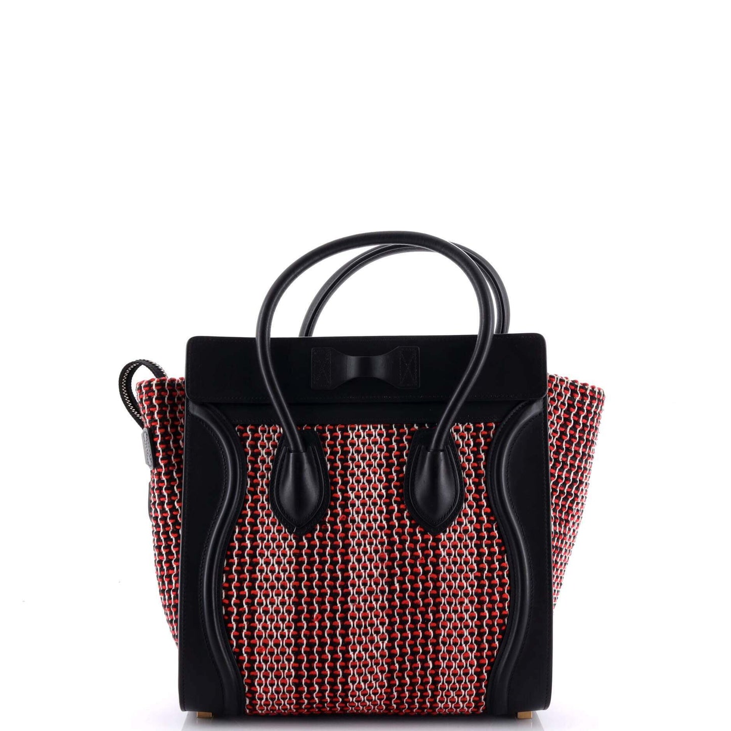 Celine Luggage Bag Tweed Micro