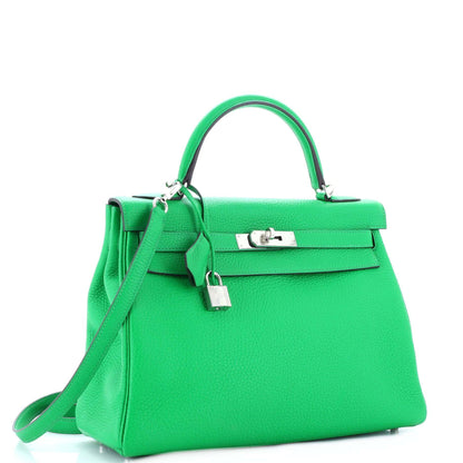 HERMESケリー グリーンクレマンス 32