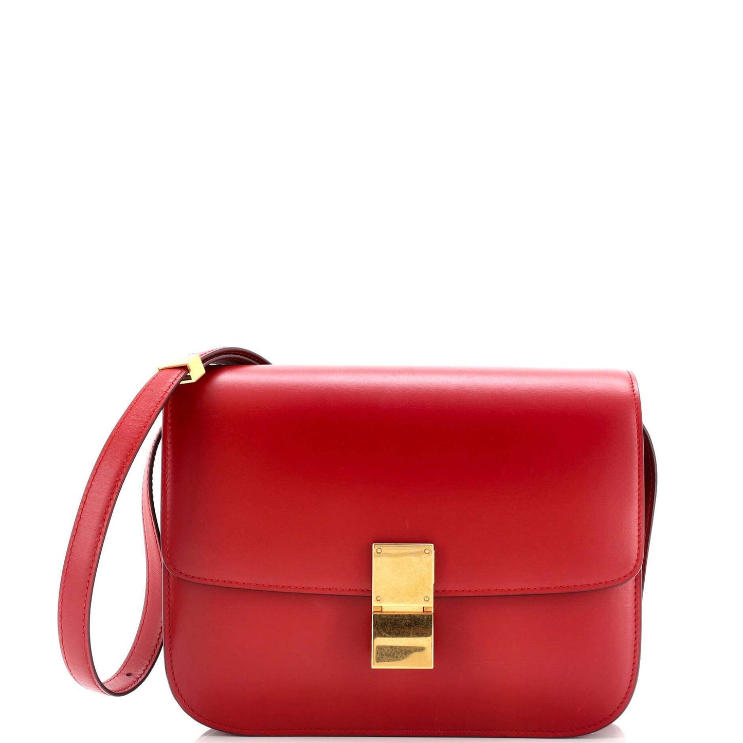 セリーヌ クラシック ボックスバッグ スムースレザー ミディアム