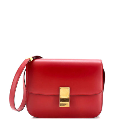 セリーヌ クラシック ボックスバッグ スムースレザー ミディアム