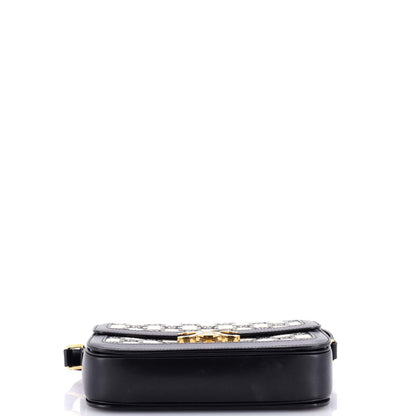 Celine Triomphe Shoulder Bag Triomphe Canvas Medium