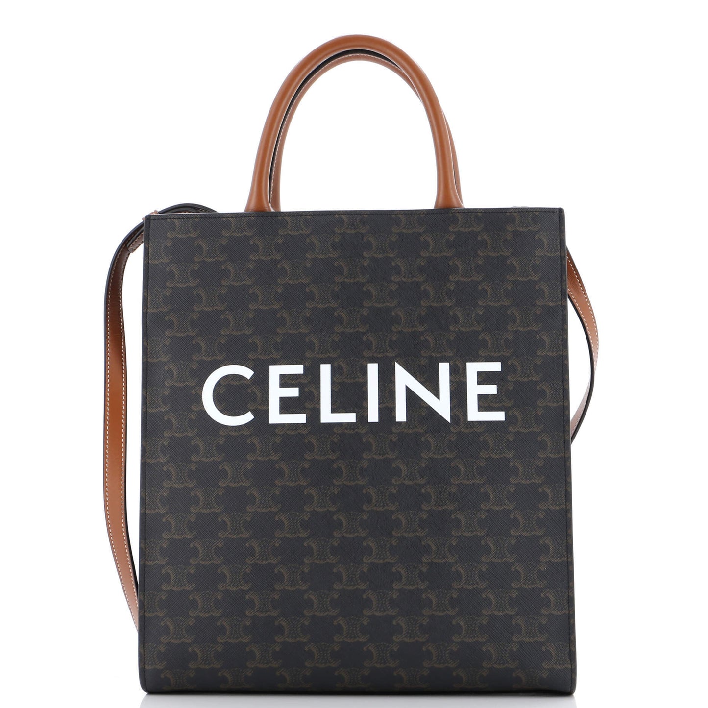 セリーヌ ヴェルティカル カバ トート トリオンフ コーティングキャンバス スモール