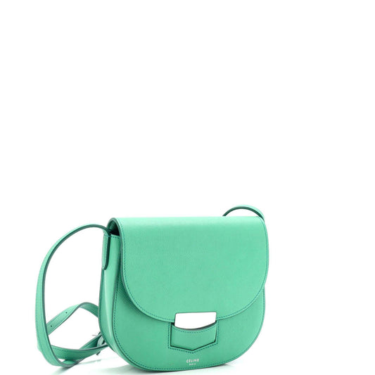 セリーヌ トロトゥール クロスボディバッグ グレイニーレザー スモール