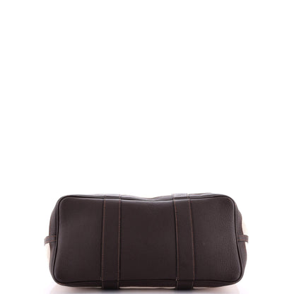 HERMESガーデンパーティートート トワル＆レザー 36