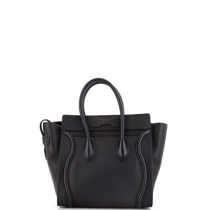 セリーヌ ラゲッジバッグ グレイニーレザー マイクロ