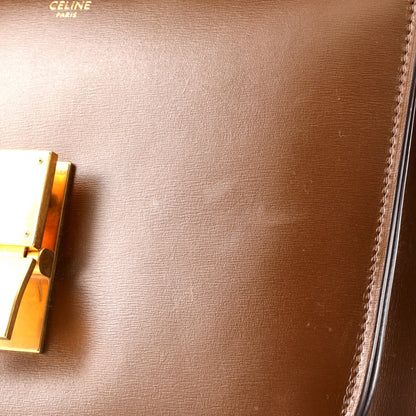 セリーヌ クラシック ボックスバッグ スムースレザー ミディアム