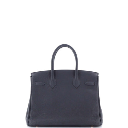 HERMESバーキン ブルー トゴ ローズ 30