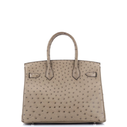 HERMESバーキン ブラウン オーストリッチ 30