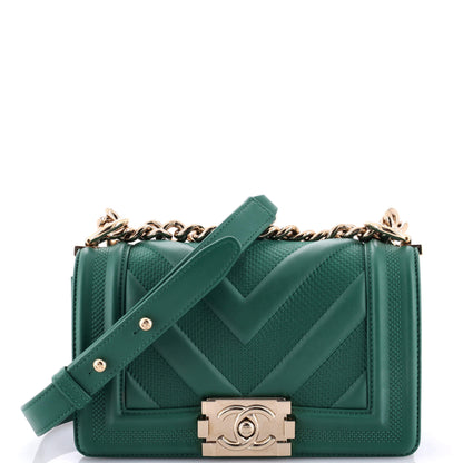 【未使用同様】CHANEL ボーイシャネル シェブロン