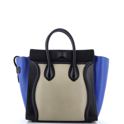 セリーヌ トリコロール ラゲッジバッグ レザー ミニ