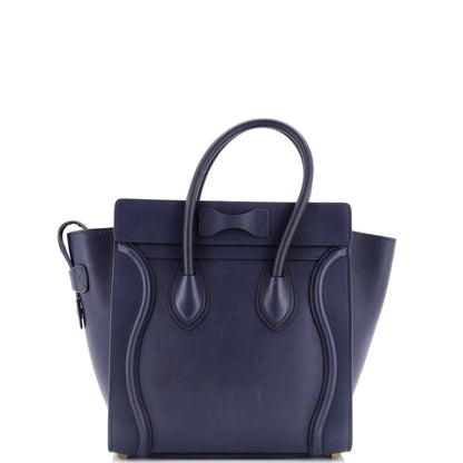 Celine Luggage Bag Smooth Leather Micro