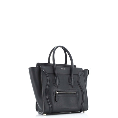 セリーヌ ラゲッジバッグ グレイニーレザー マイクロ