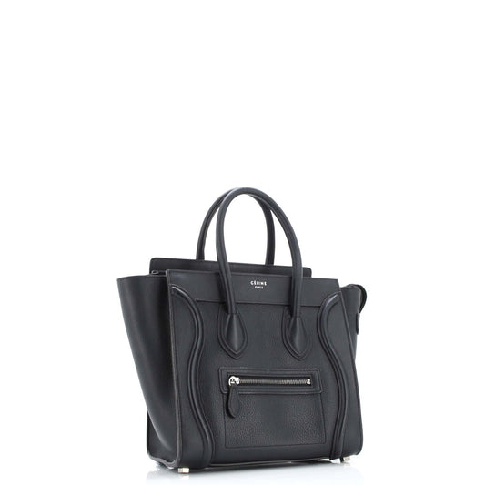 セリーヌ ラゲッジバッグ グレイニーレザー マイクロ