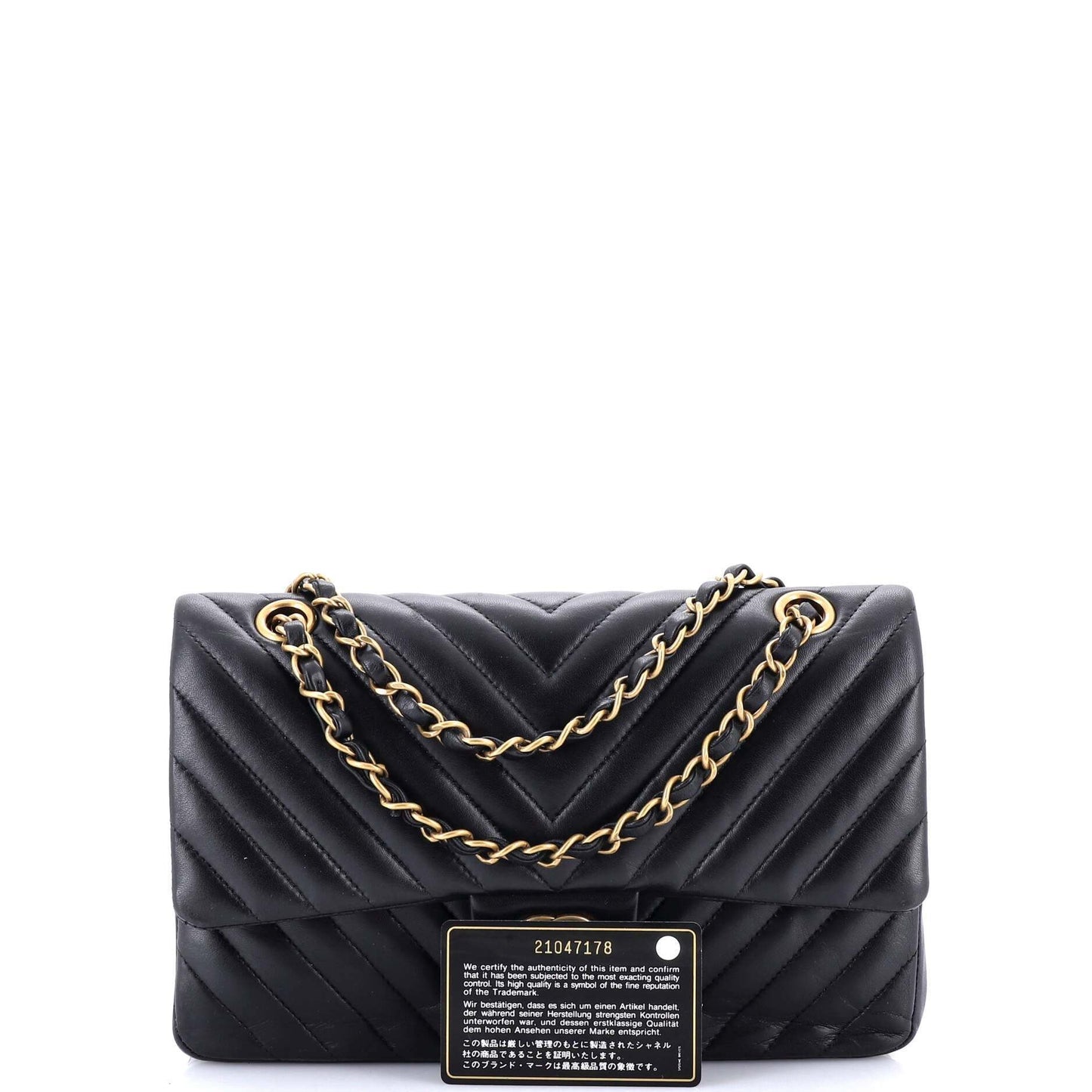 シャネル シェブロンショルダーバッグ