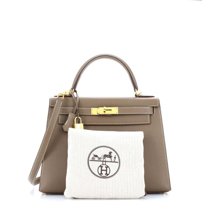 HERMESケリー グレーエプソン 28