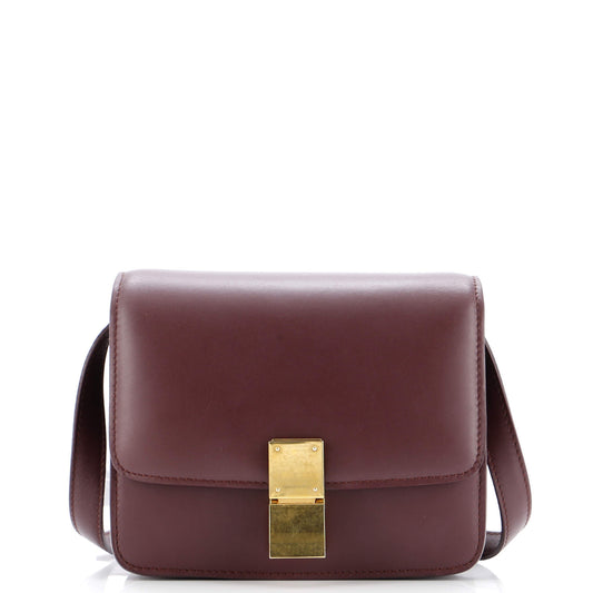 セリーヌ クラシック ボックスバッグ スムースレザー ティーン