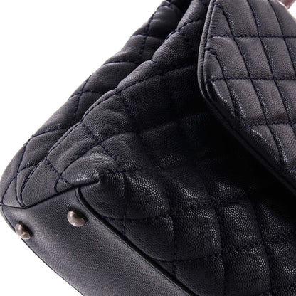 CHANELココハンドル キャビアスキン リザード