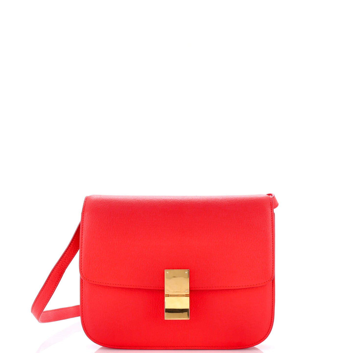 セリーヌ クラシック ボックスバッグ グレイニーレザー ミディアム