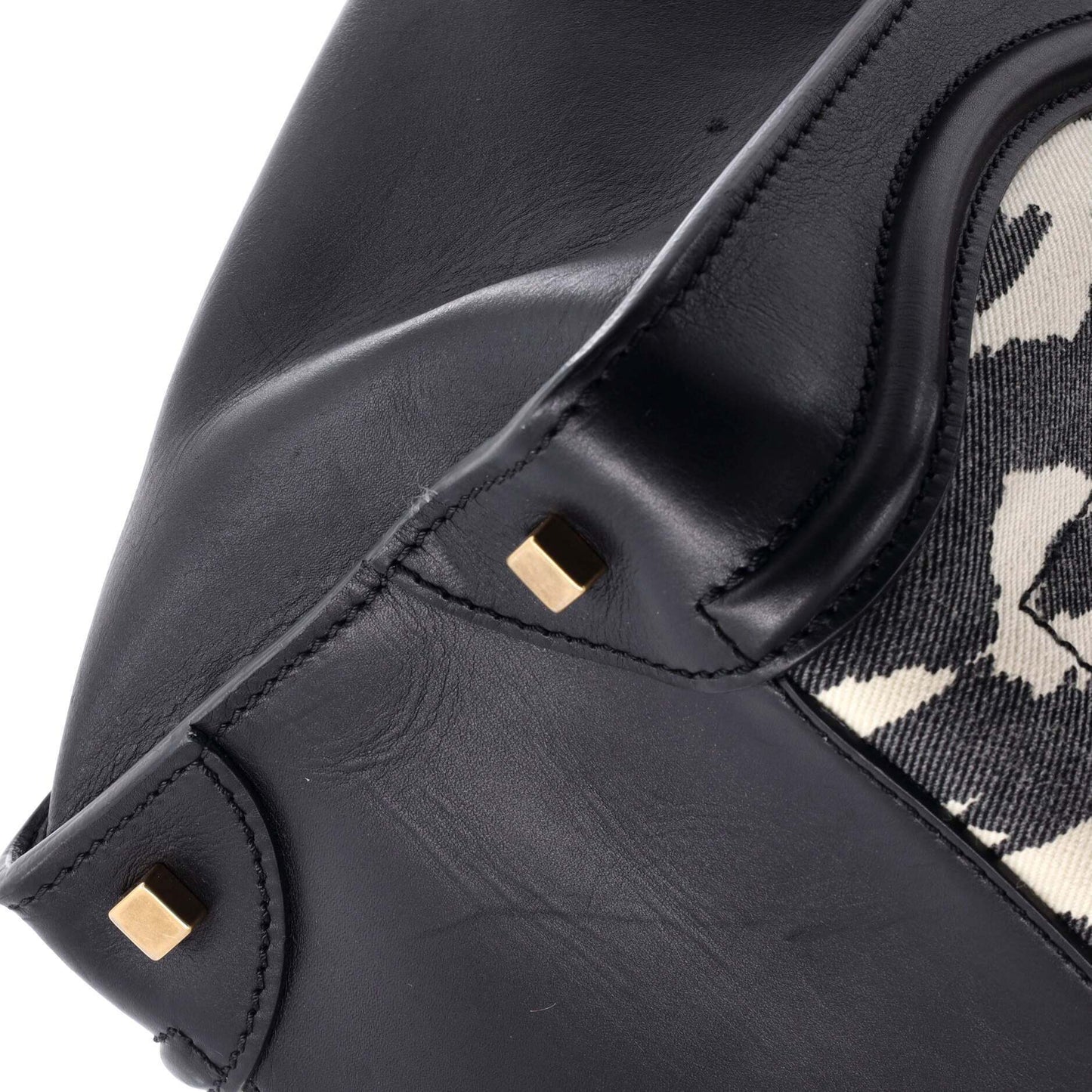 セリーヌ ラゲッジバッグ プリントキャンバス＆レザー ミニ