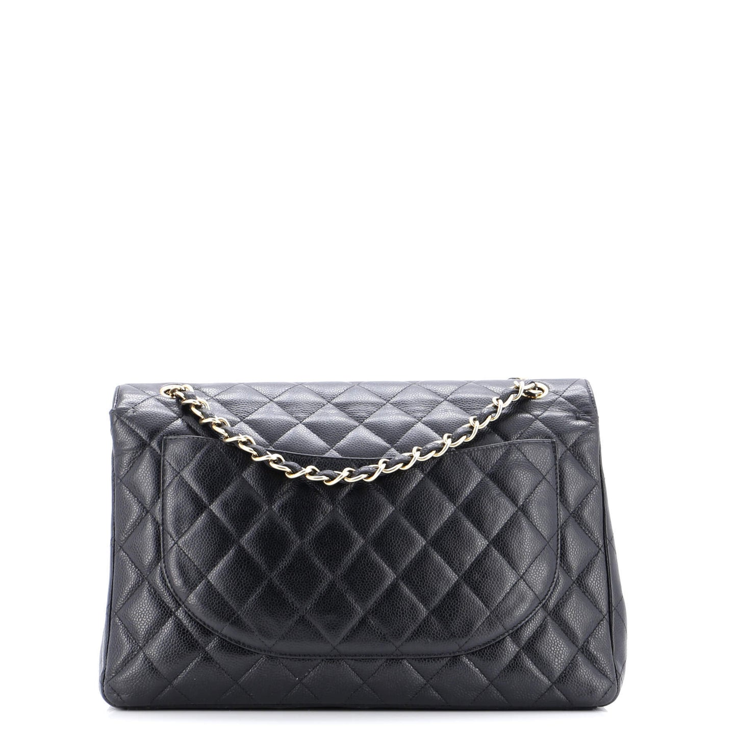 【マキシサイズ】CHANEL キャビアスキン ショルダーバッグ