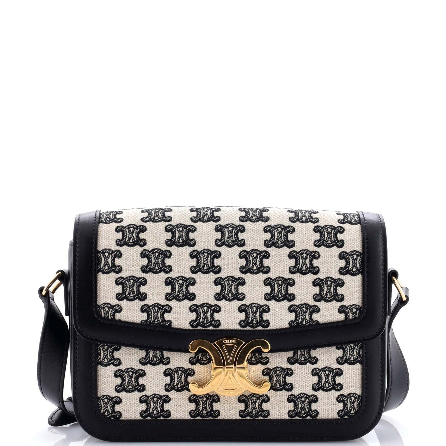 セリーヌ トリオンフ ショルダーバッグ トリオンフ キャンバス ミディアム