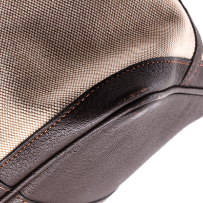 HERMESガーデンパーティートート トワル＆レザー 36