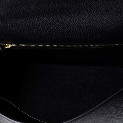 エルメス ケリー ブラックゴールド 28