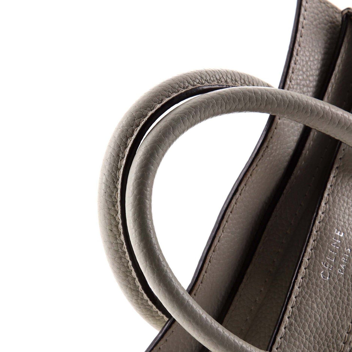 セリーヌ ラゲッジバッグ グレイニーレザー ナノ