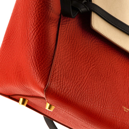 セリーヌ ベルトバッグ テクスチャードレザー ミディアム