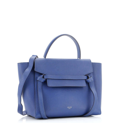 セリーヌ ベルトバッグ テクスチャードレザー ミディアム