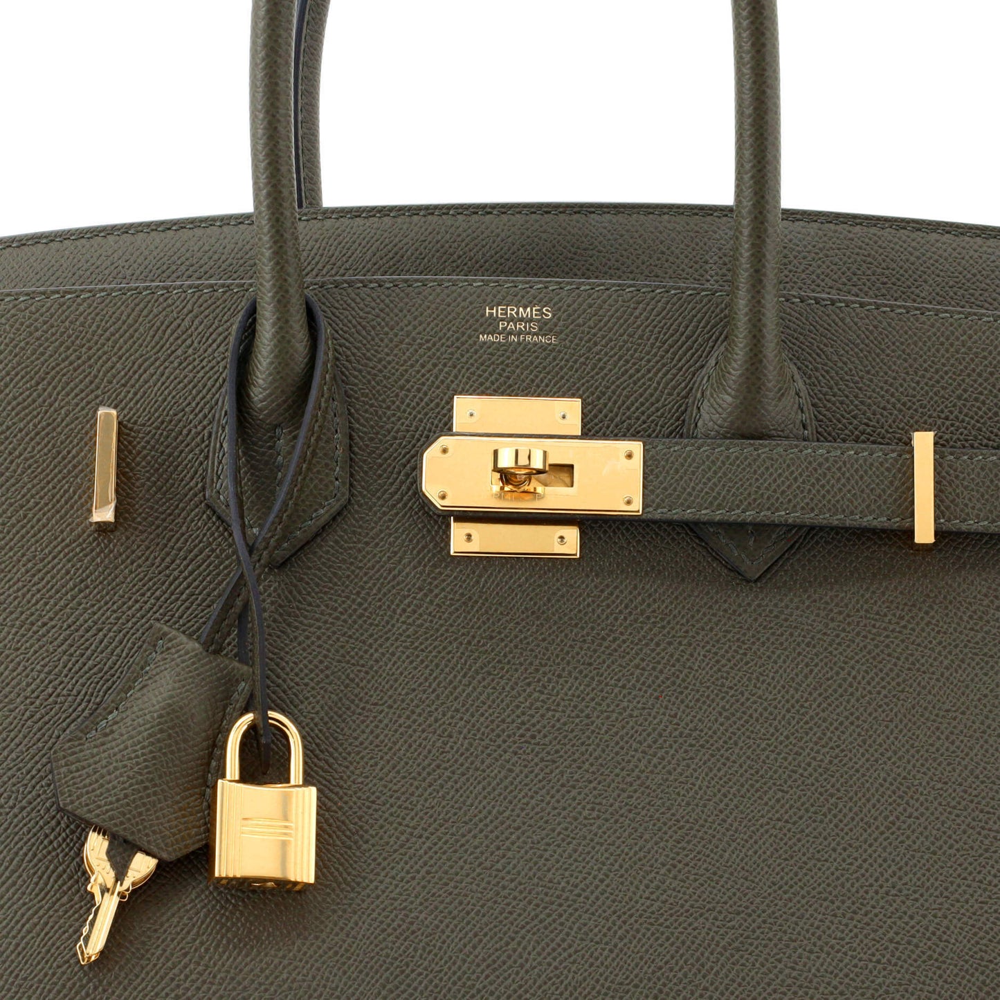HERMESバーキン セリエ バッグ グリーン エプソン 30