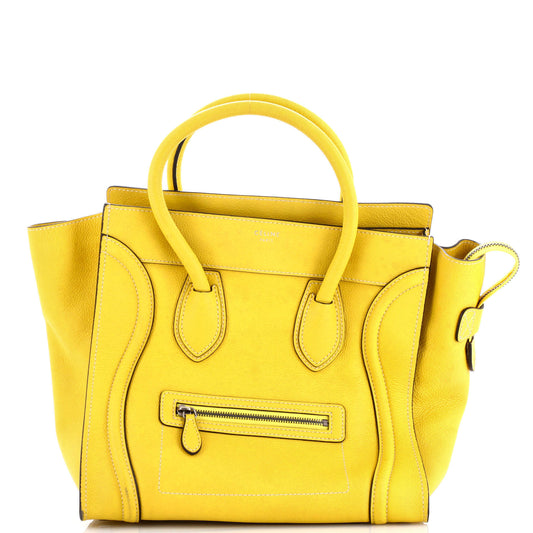 セリーヌ ラゲッジバッグ グレイニーレザー ミニ