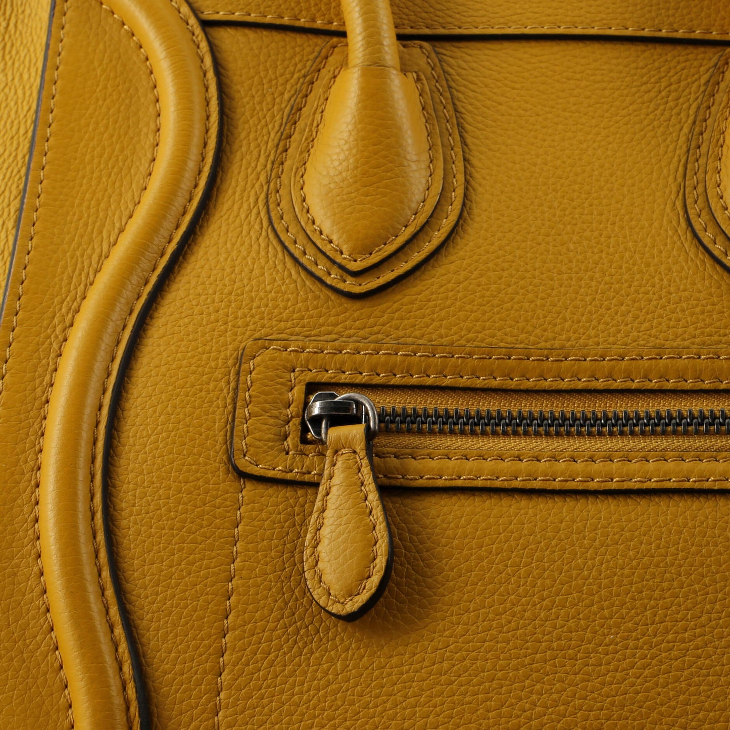 セリーヌ ラゲッジバッグ グレイニーレザー マイクロ