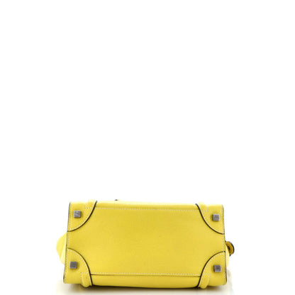 セリーヌ ラゲッジバッグ グレイニーレザー マイクロ